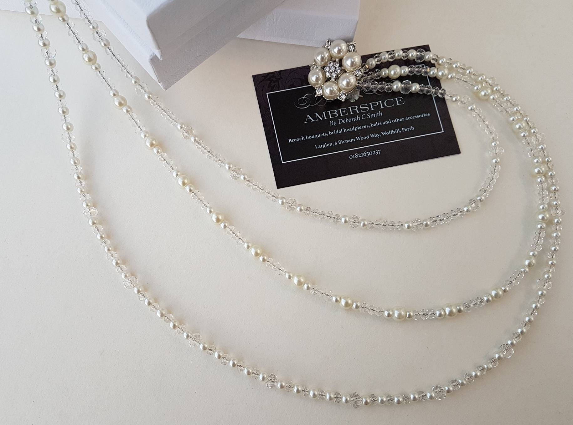Bridal back necklace, Bridal backless dress, backdrop drape, vintage bridal, gatsby necklace, statement dress attachment , dress adornment