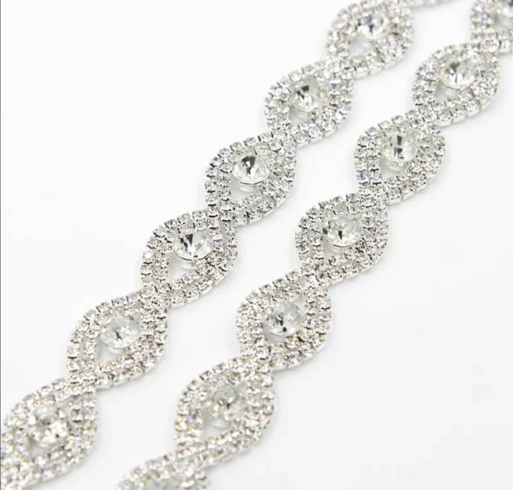 Diamanté hair band, diamanté headband, diamanté hair tie, rhinestone hair tie, rhinestone headpiece, bridal hair band, diamanté