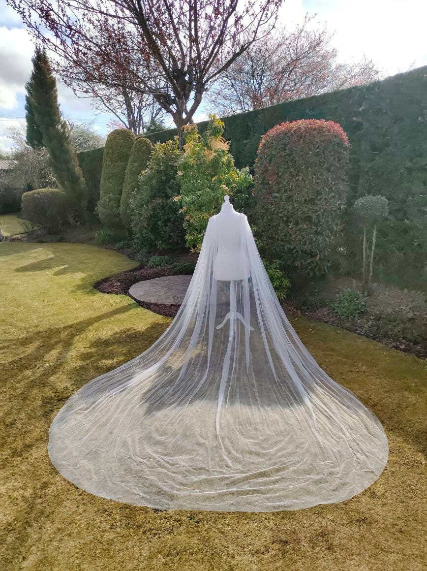 Draped cape, Bridal Cape, Cape, dress drape, wedding Cape,  dress attachment, wings, Cape wings