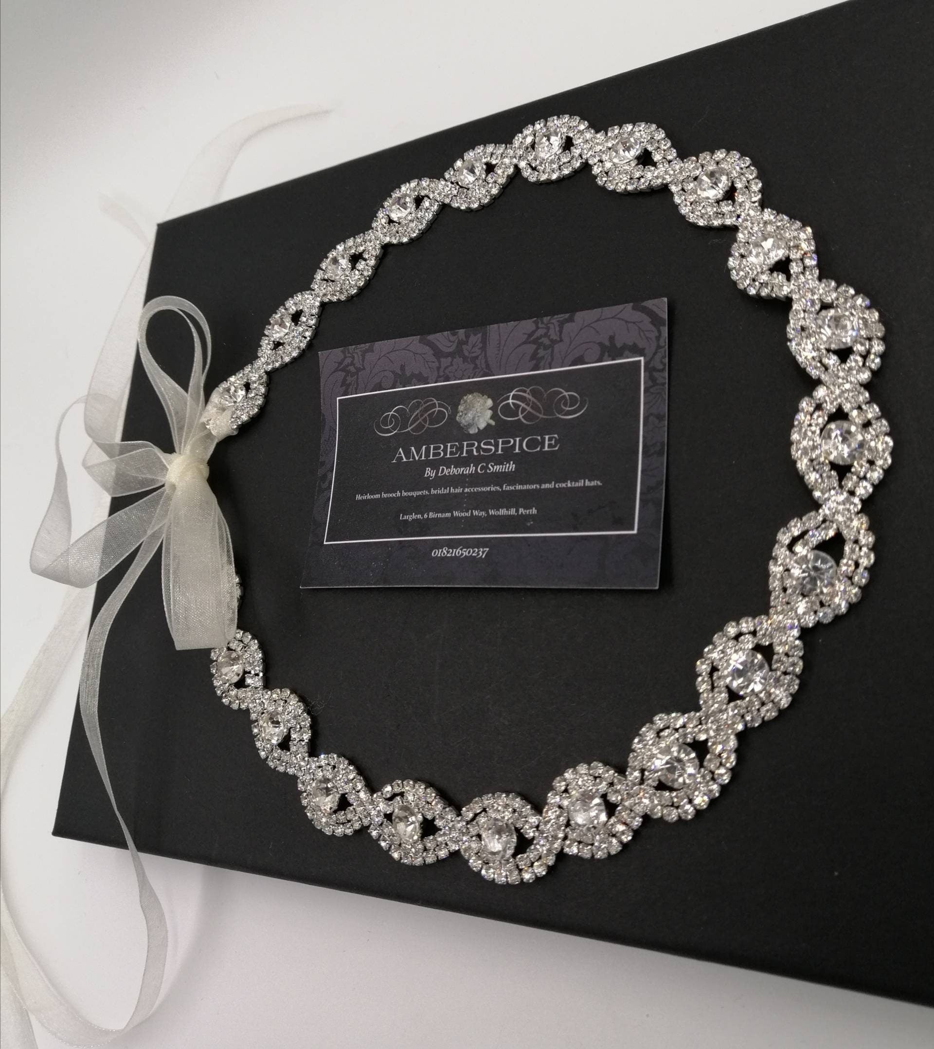 Diamanté hair band, diamanté headband, diamanté hair tie, rhinestone hair tie, rhinestone headpiece, bridal hair band, diamanté
