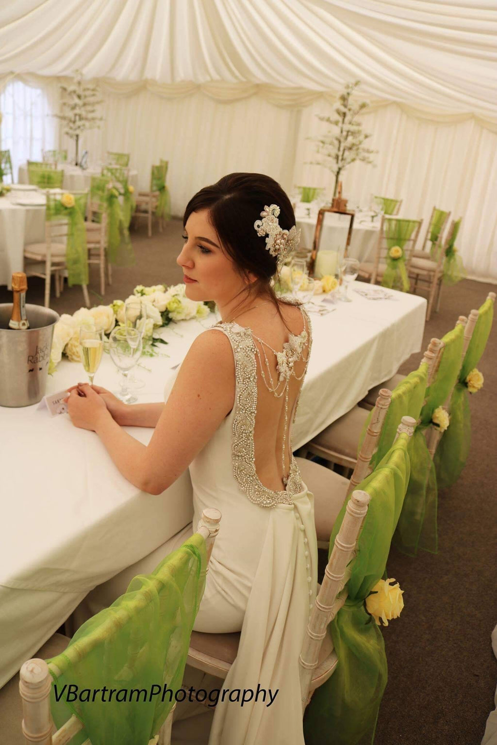 Back drape,lace drape, backless dress drape, beaded drape, dress adornment, crystal drapes, wedding dress drapes, dress embellishment,